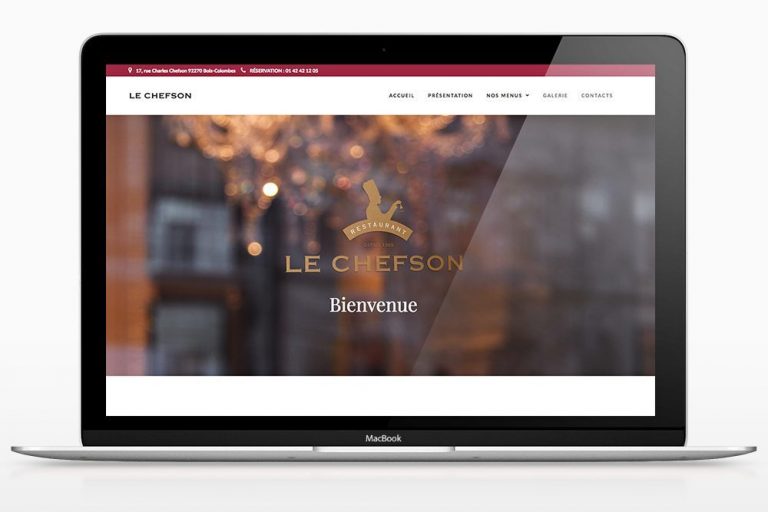 creation-site internet-restaurant Le chefson-bois-colombes